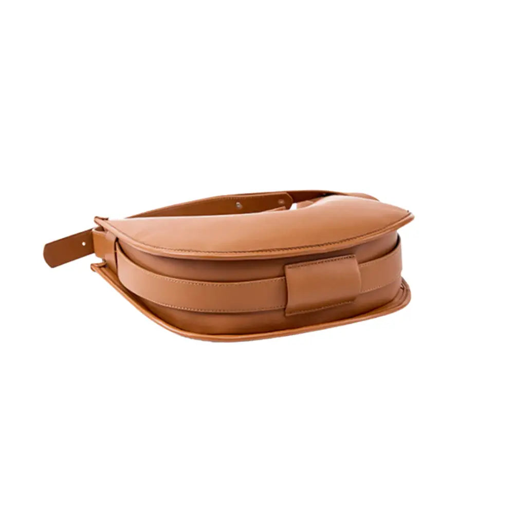 Sac à main chic en cuir tan, élégant sac à main principal pour femme Vélia