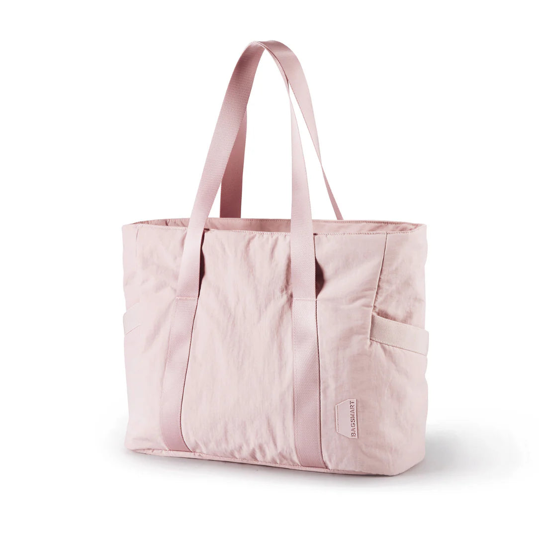Sac à main de cours lycée rose avec bretelles pour un style pratique et tendance