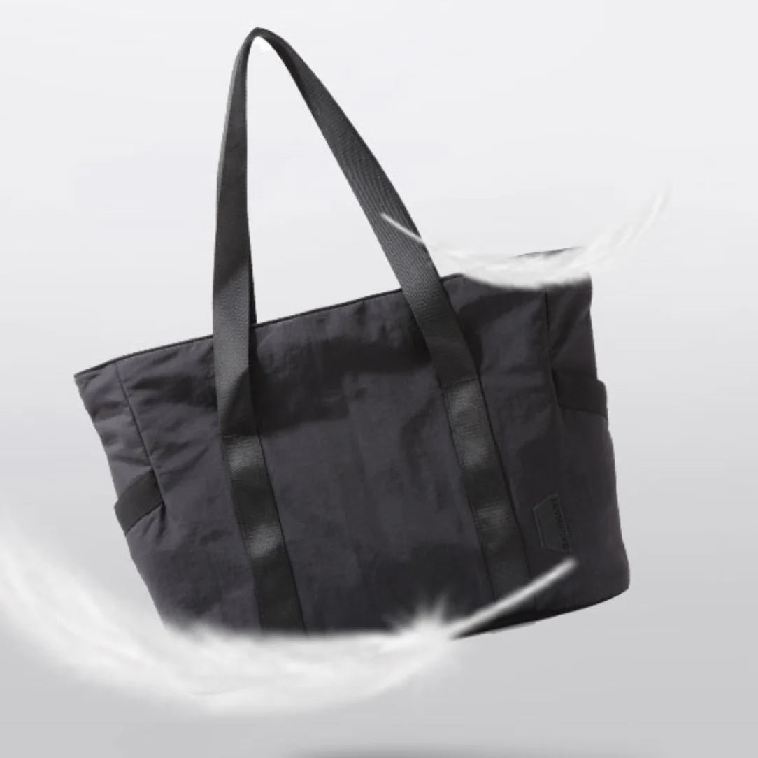 Sac à main de cours lycée Moderna, sac noir avec sangles, parfait pour l’école