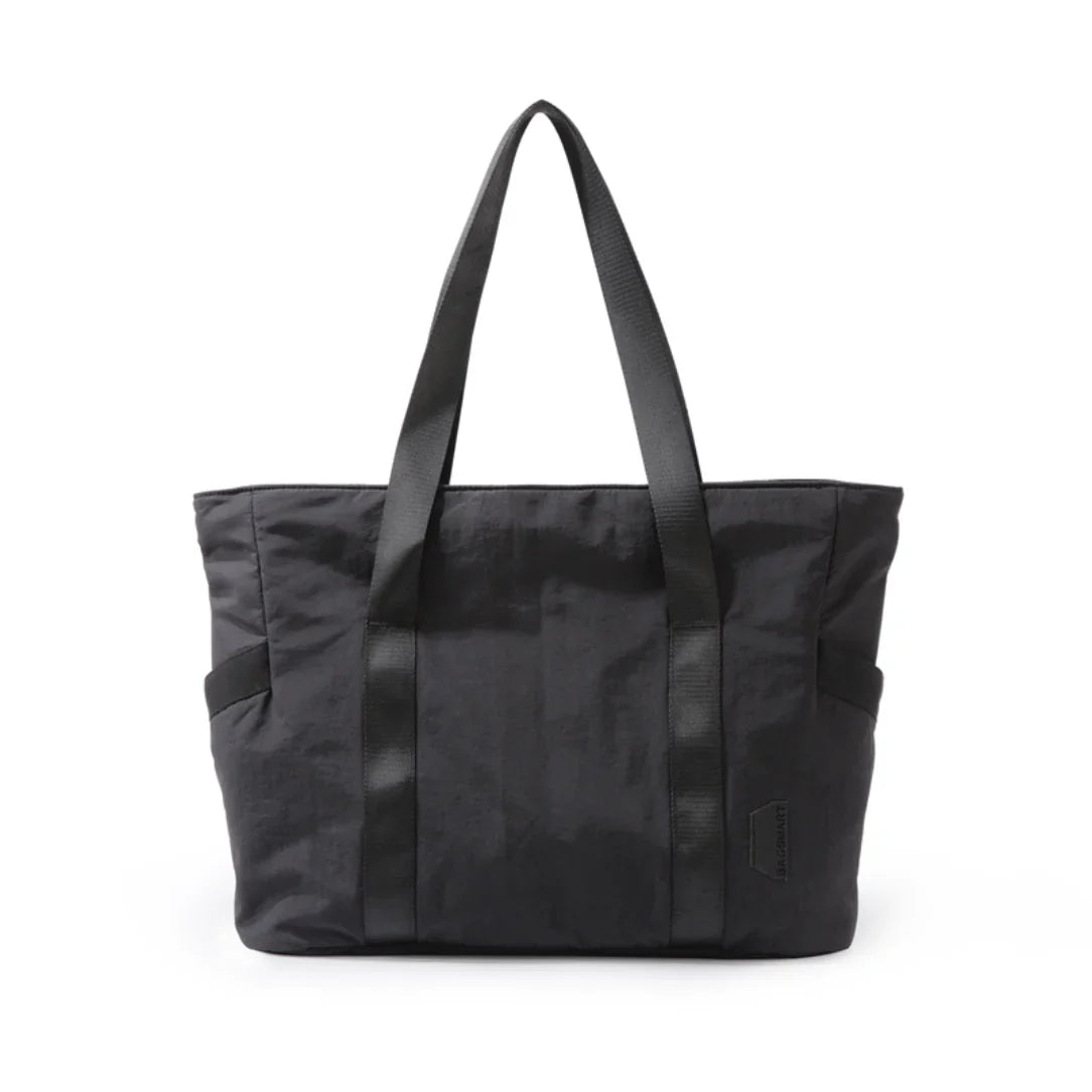 Sac à main de cours lycée en nylon noir, mode moderne et pratique pour étudiants
