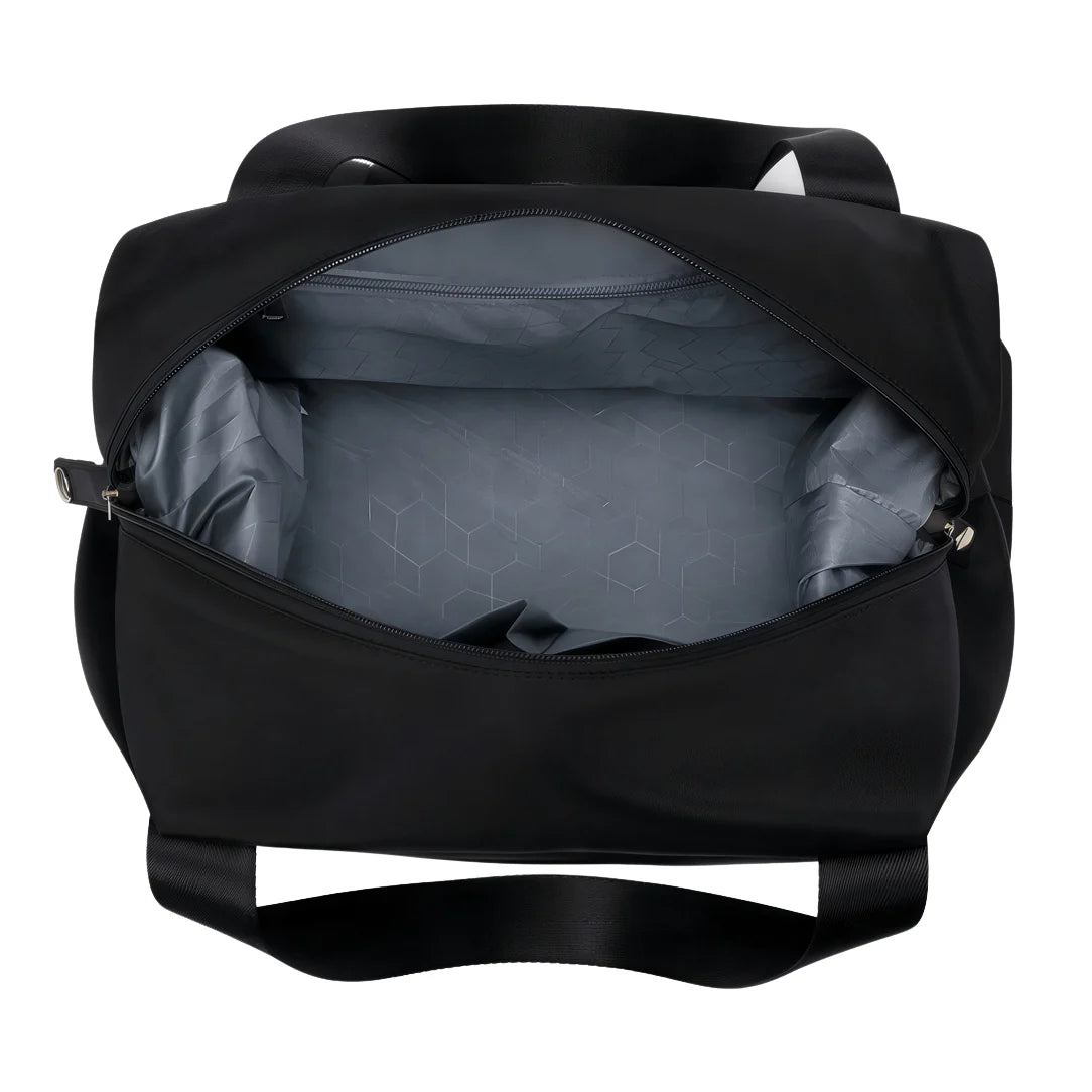 Sac à main de voyage Valmir avec sac à main noir ouvert, idéal pour le voyage
