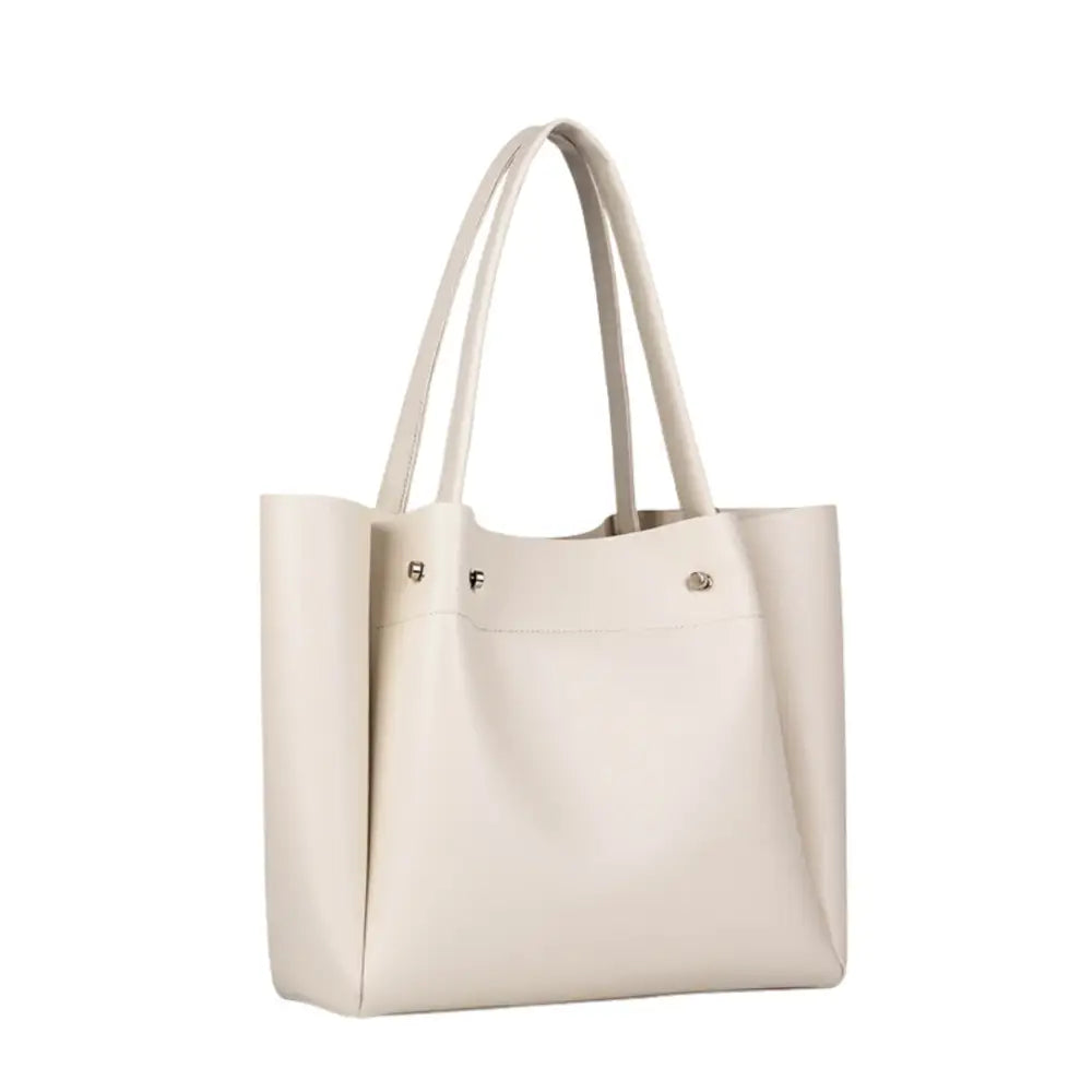 Sac à main fourre tout en cuir souple avec shoulder straps pour un style pratique