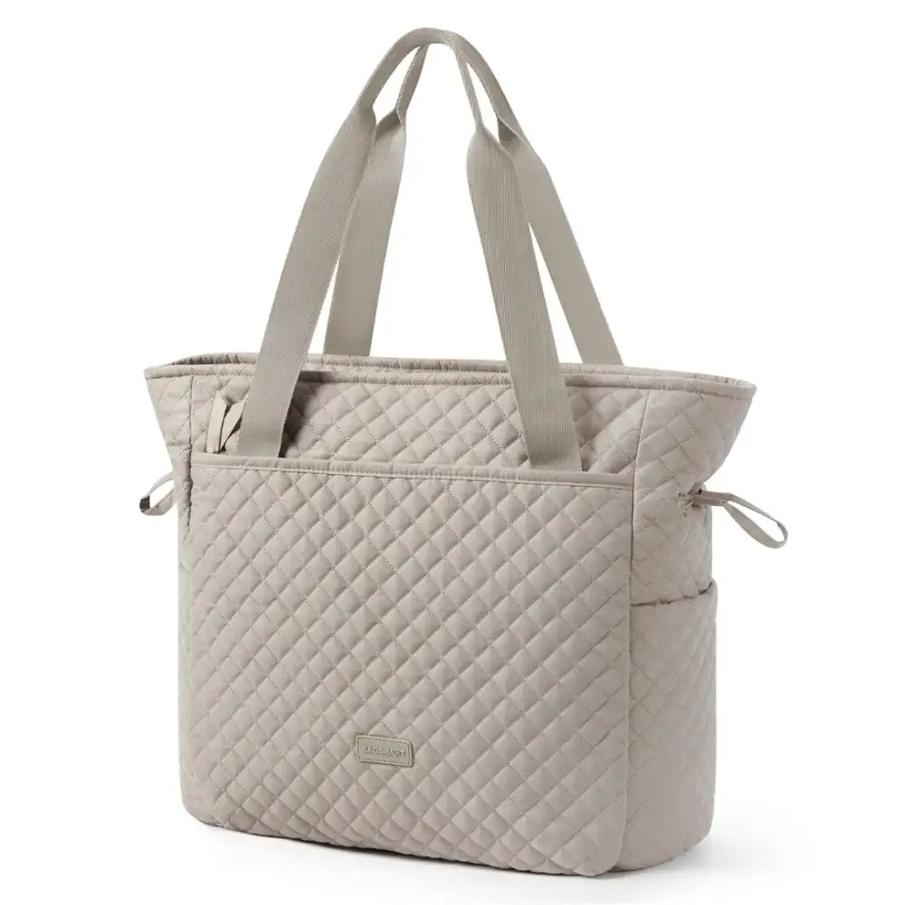 Sac à main matelassé couleur florale, sac à main beige en quilting élégant