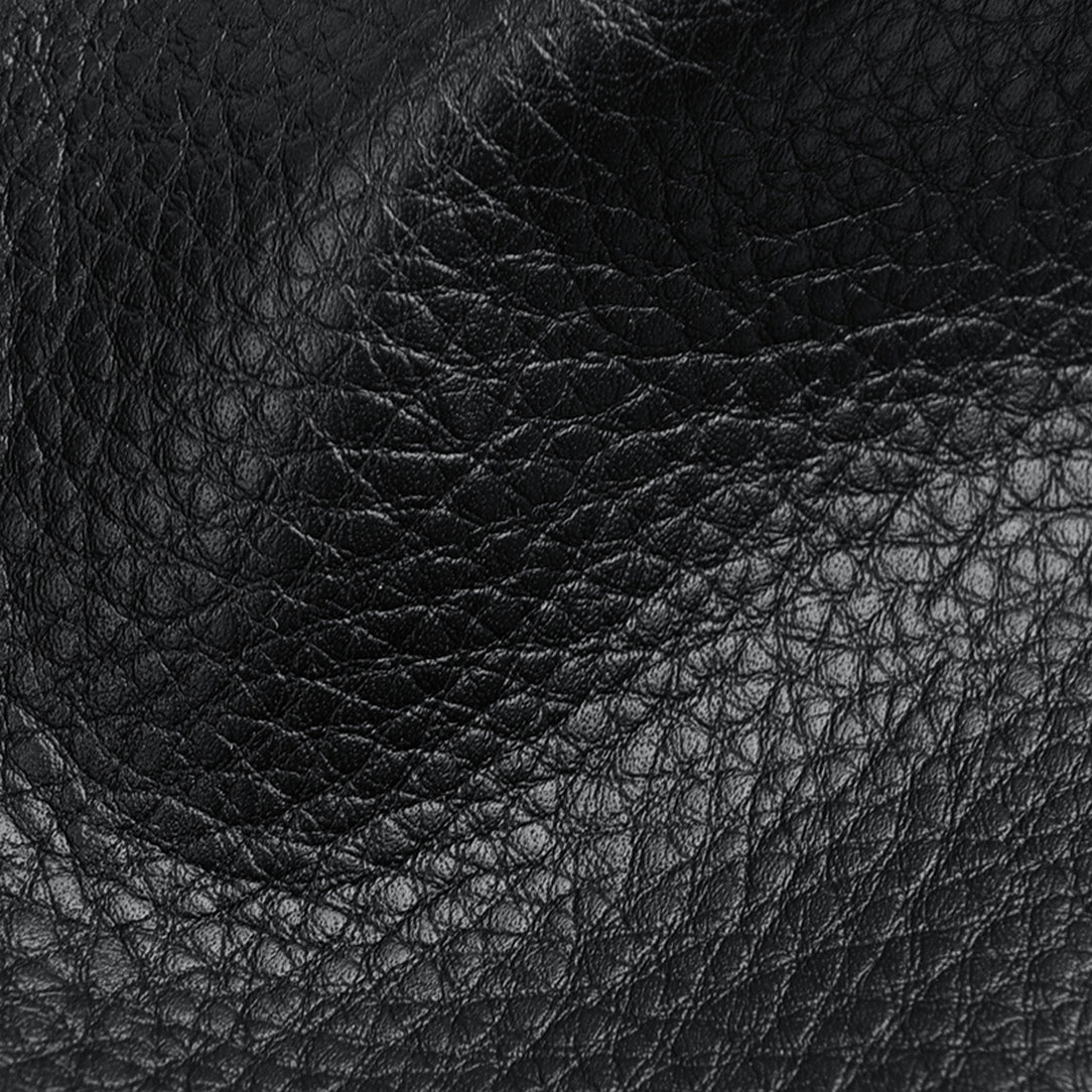 Sac à main porté épaule en cuir texturé noir, élégant Sac à Main Mereen