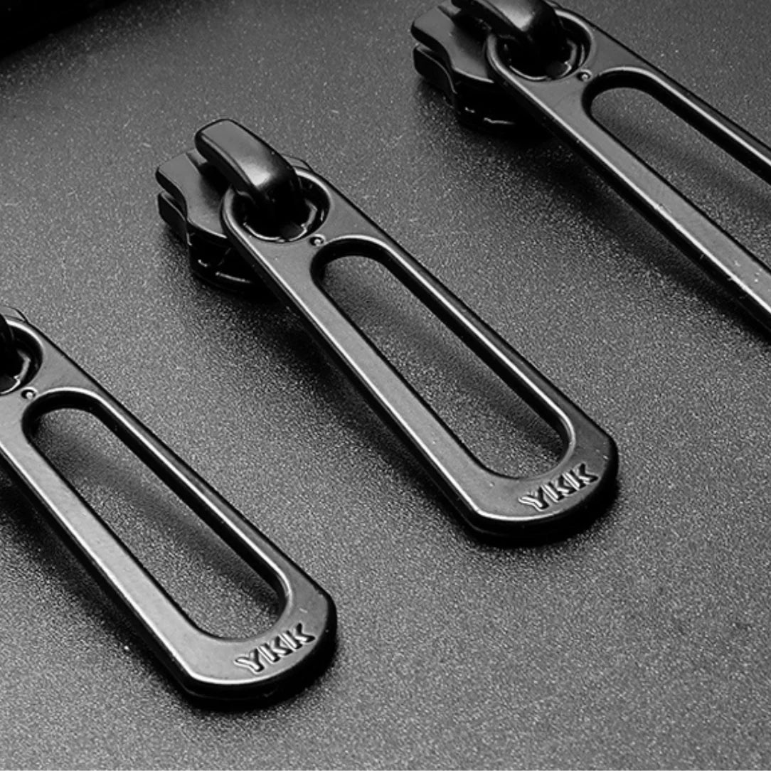 Zips en métal noir pour sac à main pour homme Bresen élégance et durabilité