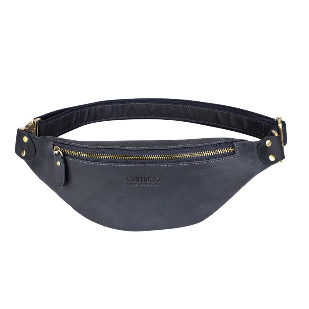 Sac banane cuir homme luxe avec design élégant, idéal pour un style sophistiqué