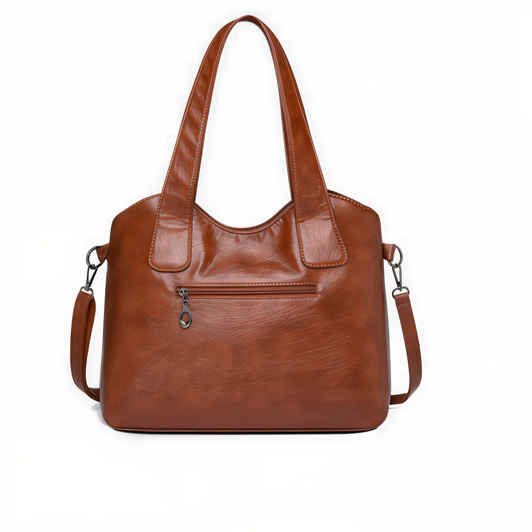 Sac cabas en cuir souple Varenzo avec port main, sac cuir souple et élégant