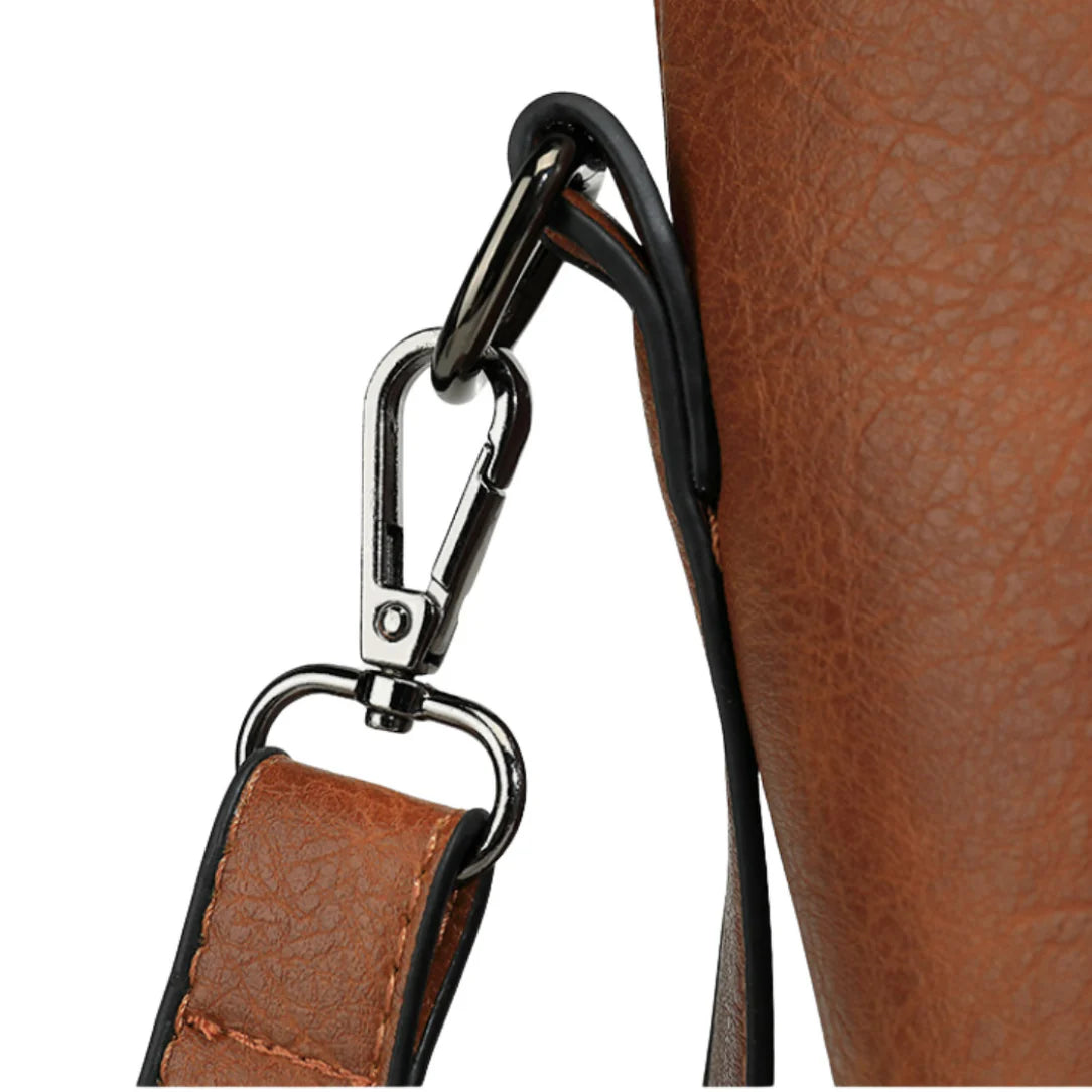 Sangle de sac cabas simili cuir avec boucle métallique pour Sac Cabas Volantis
