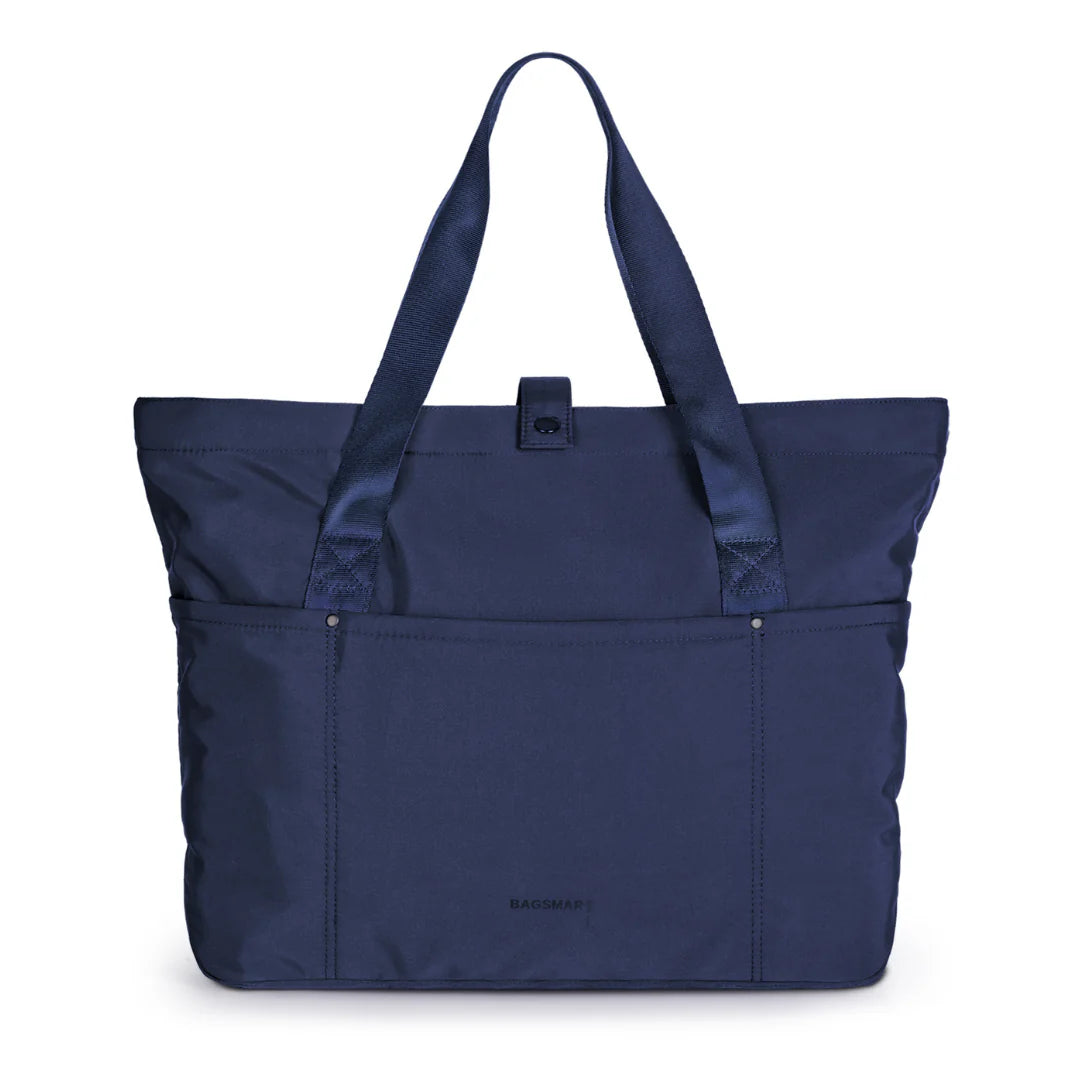 Sac cabas tissu grand format en tissu navy blue pour un style chic et pratique