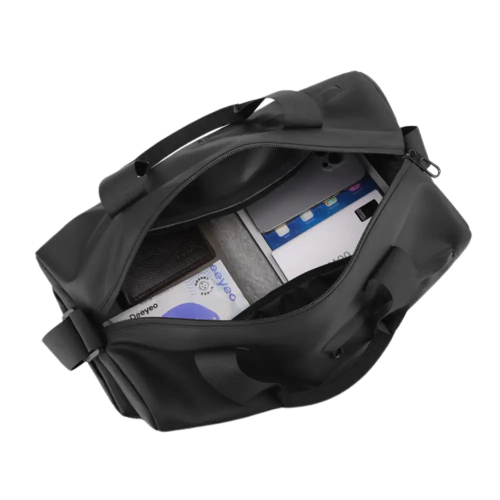 Sac de sport 20l ouvert noir FitRush idéal pour vos activités sportives