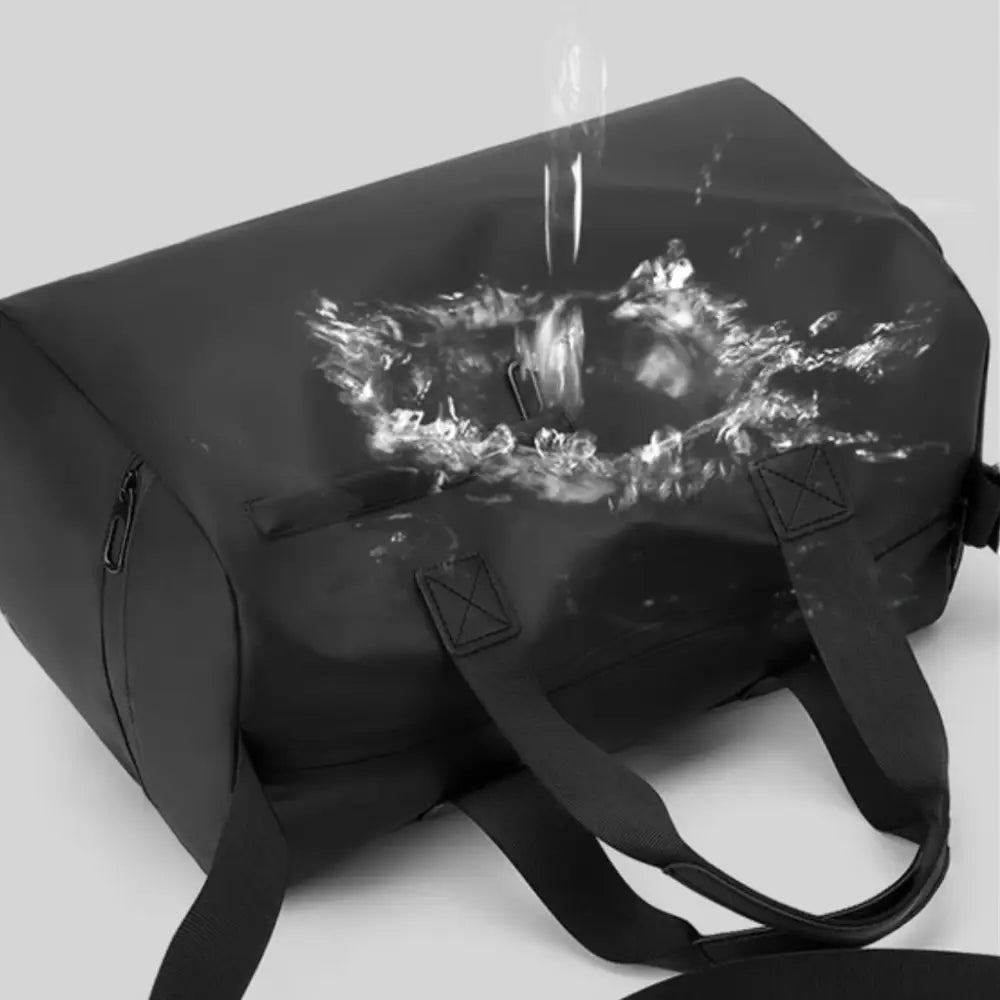 Sac de sport 20l étanche noir pour entraînement et voyage with FitRush