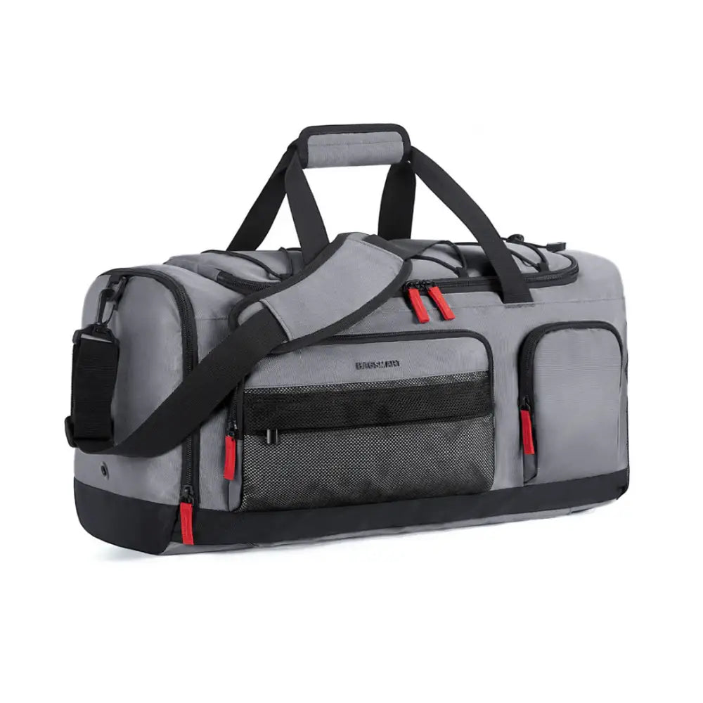 Sac de voyage 40l Travira40 : sac de voyage gris avec accents noirs