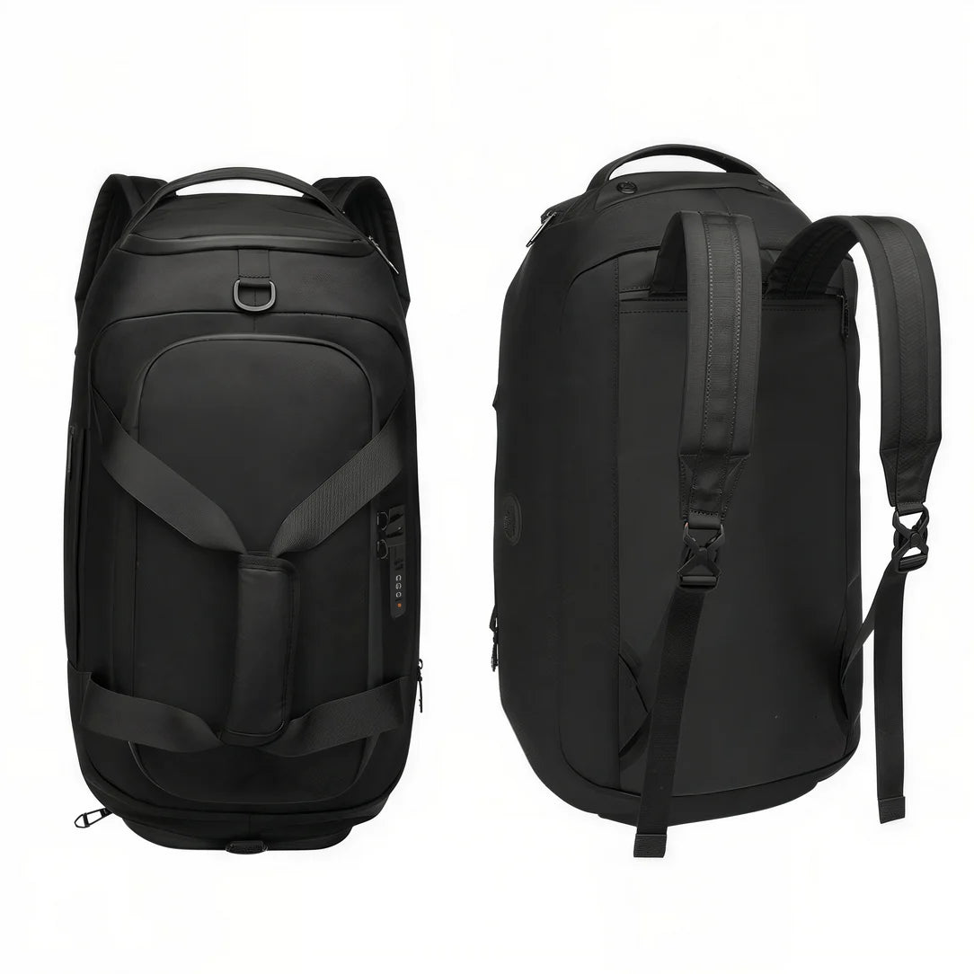 Sac de voyage antivol Ozuko Lock avec sac à dos noir pour sécurité en voyage
