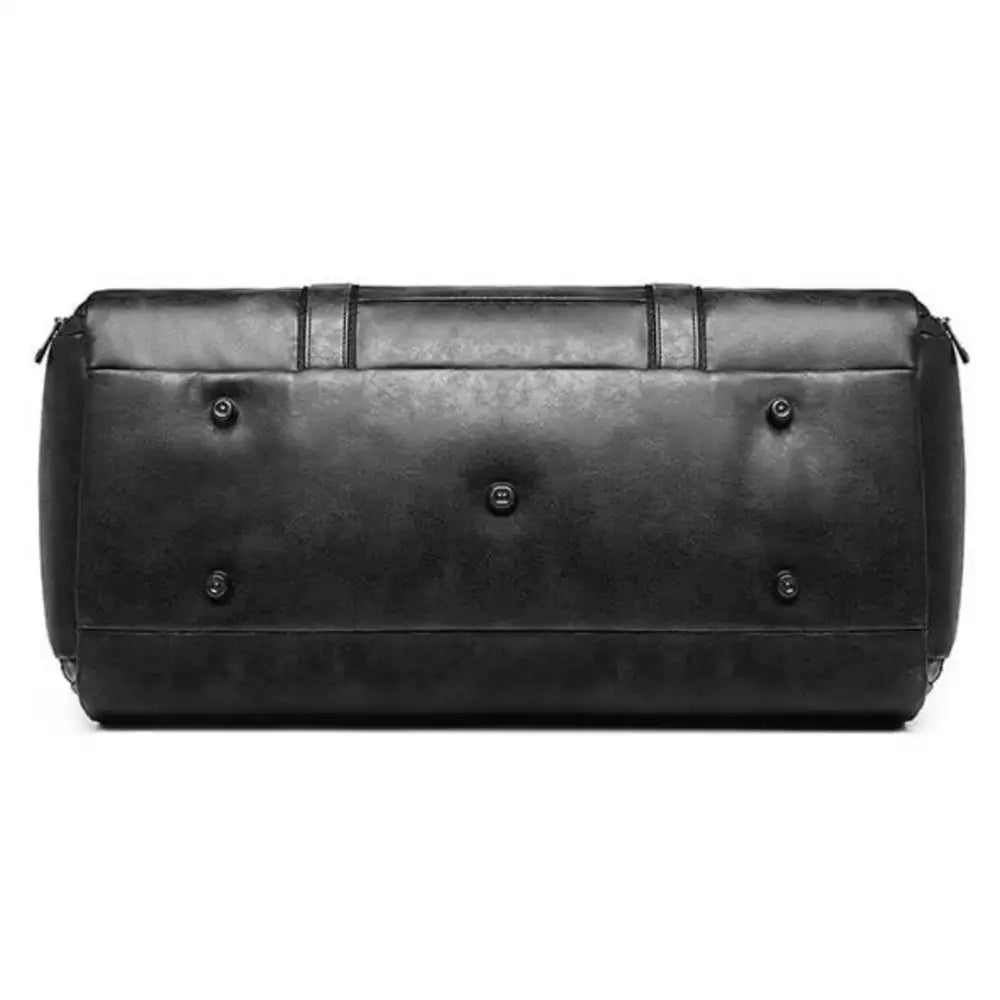Sac de voyage en cuir Baltan, sac de sport en cuir noir pour voyager style et élégance