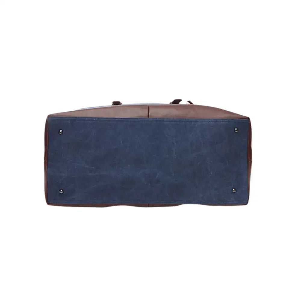 Sac de voyage Trekon en tissu avec sac de sport bleu et marron