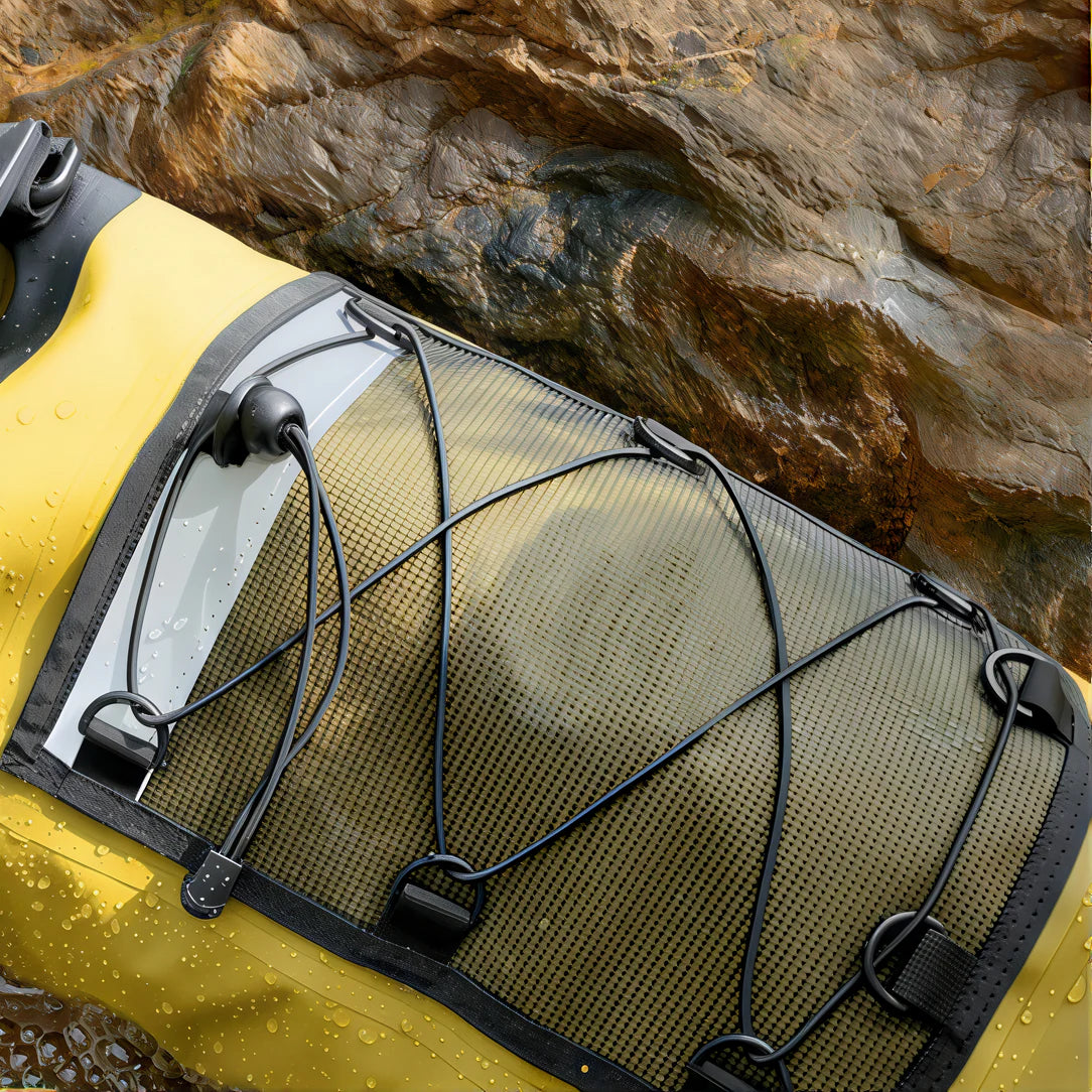 Sac étanche 10-30 L DryPack avec sac étanche jaune et cordon élastique