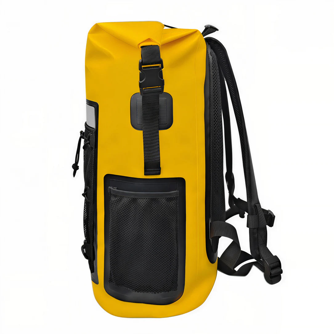 Sac étanche flottant 35L Océan Wave avec sac à dos jaune imperméable