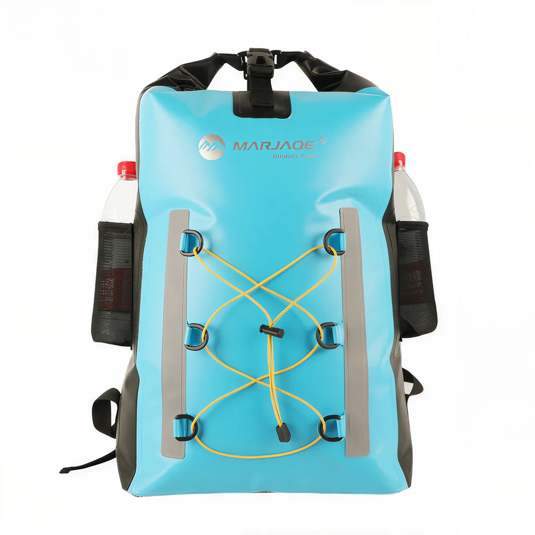Sac étanche kayak Marjaqe XB-777 en PVC 500d avec fermeture enroulable et poches d’eau