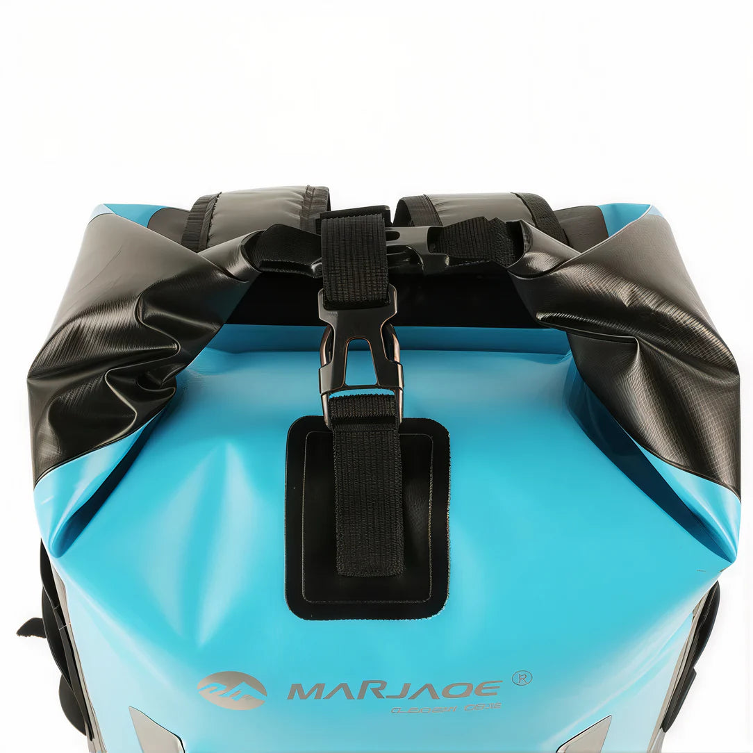 Sac étanche kayak Marjaqe XB-777 en pvc 500d avec fermeture enroulable et dos waterproof