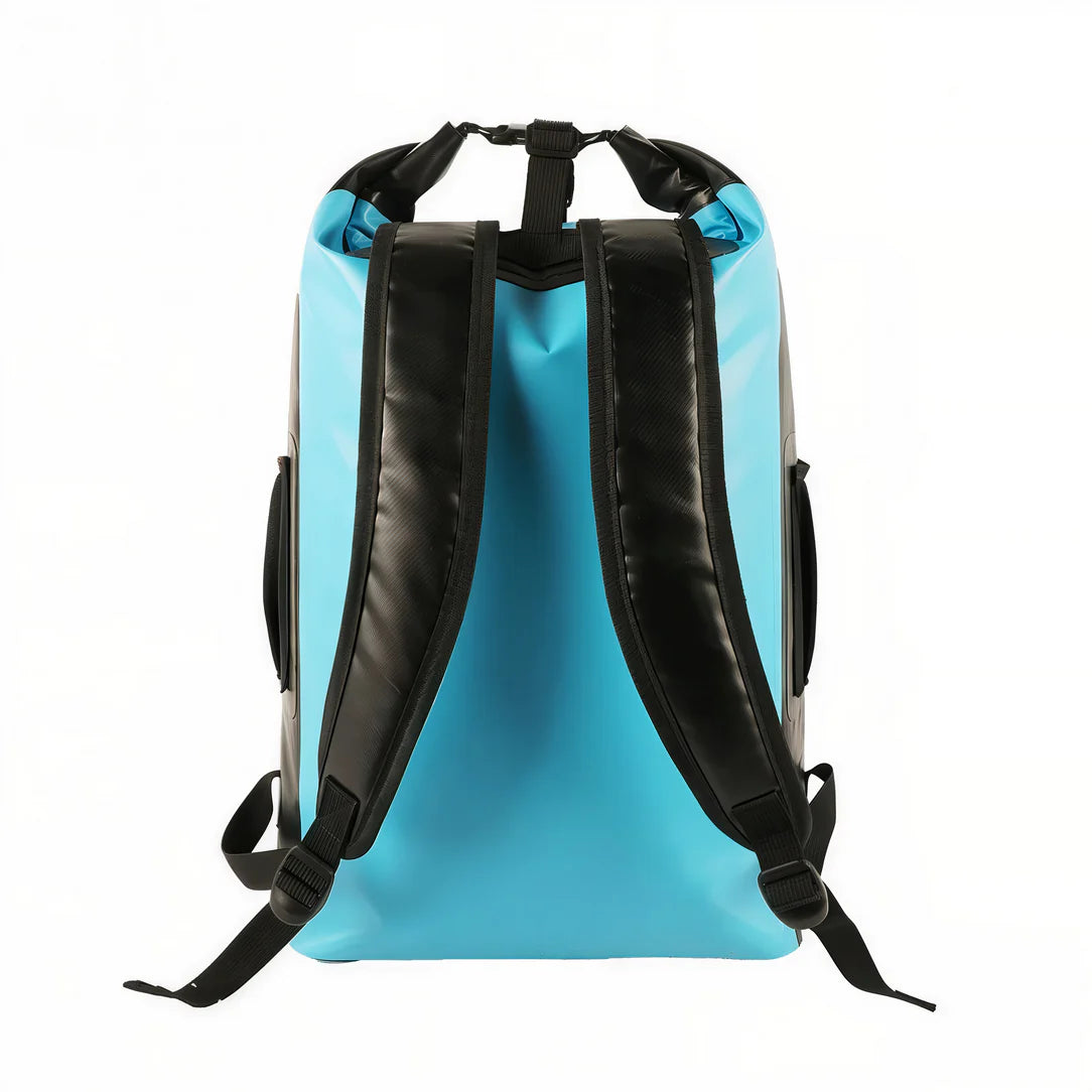 Sac étanche kayak Marjaqe XB-777 en pvc 500d avec fermeture enroulable, bleu et noir