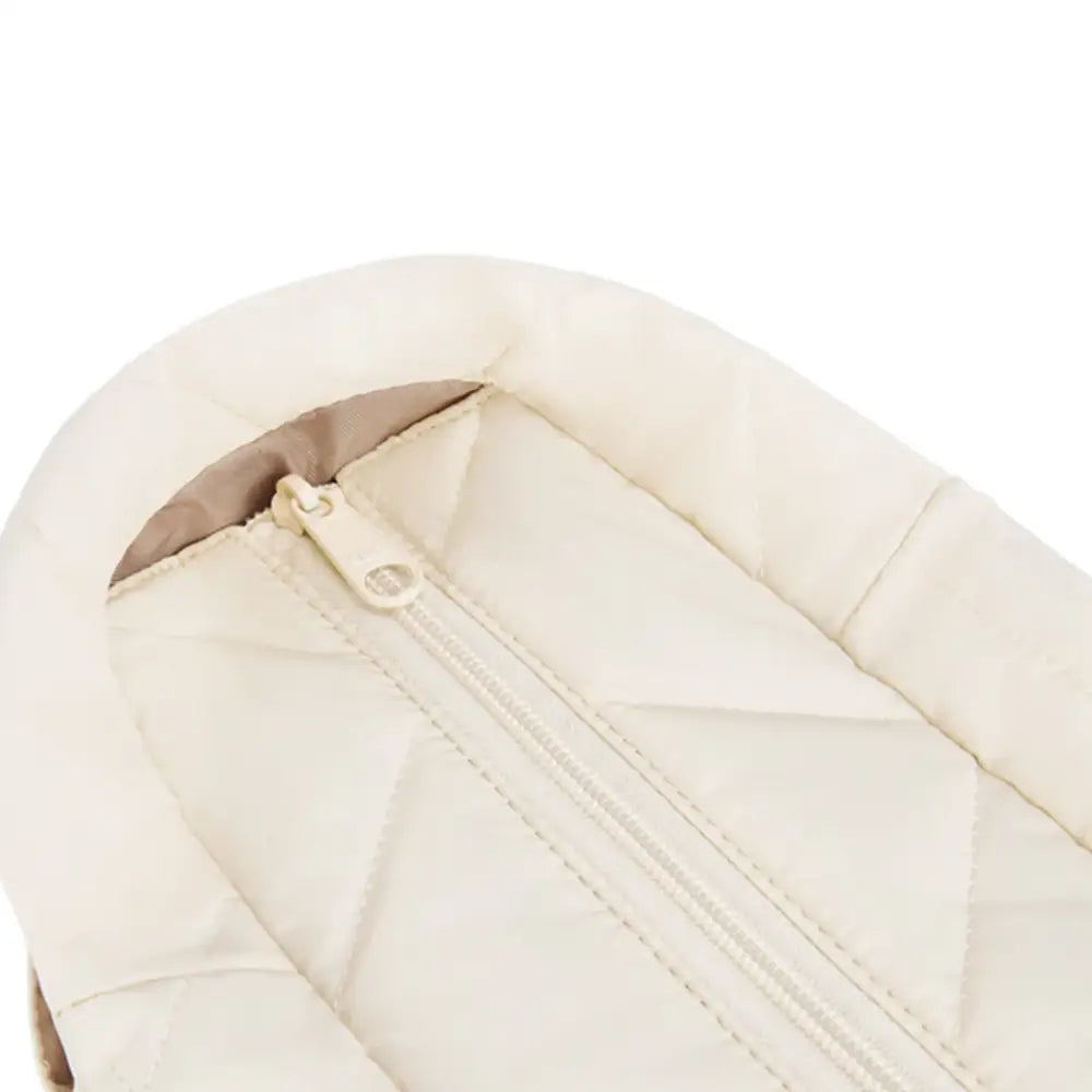 Sac fourre tout chic ClassRoomy avec rembourrage et fermeture éclair en off-white