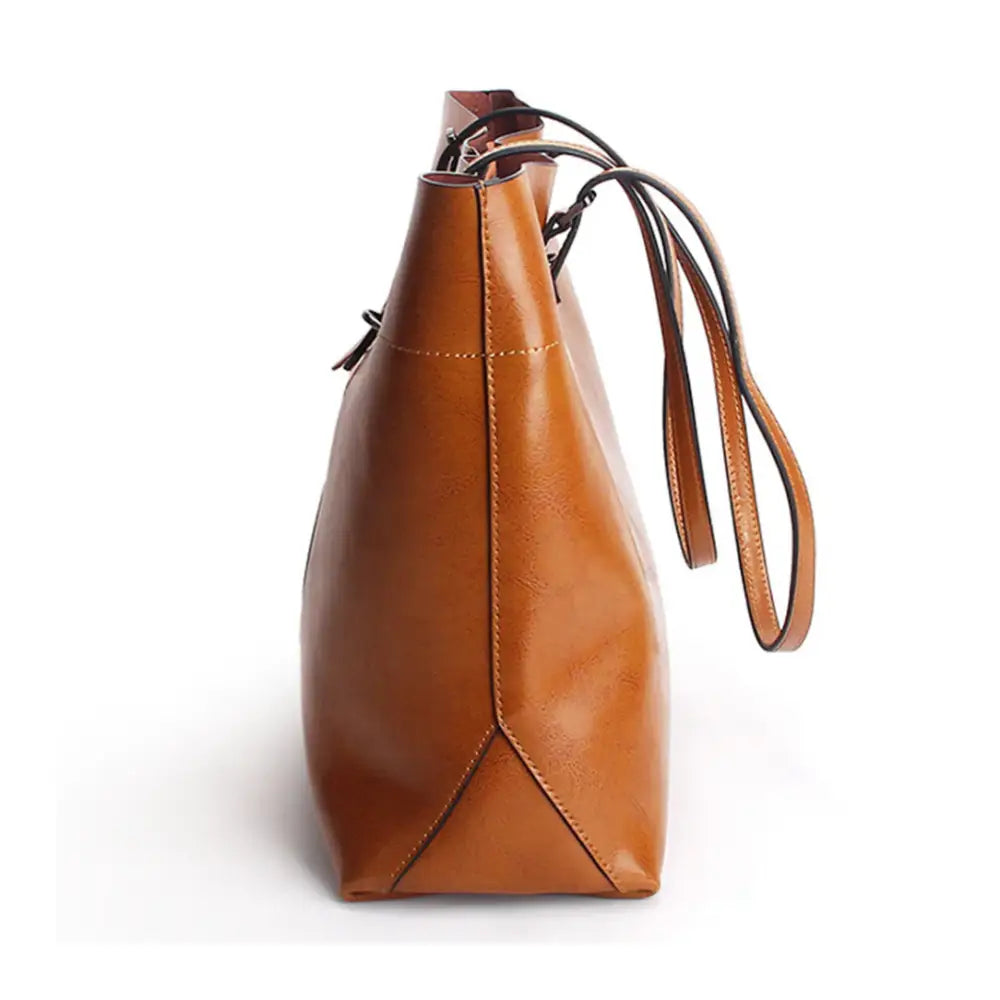 Sac fourre-tout femme cuir marron élégant pour un style chic et pratique