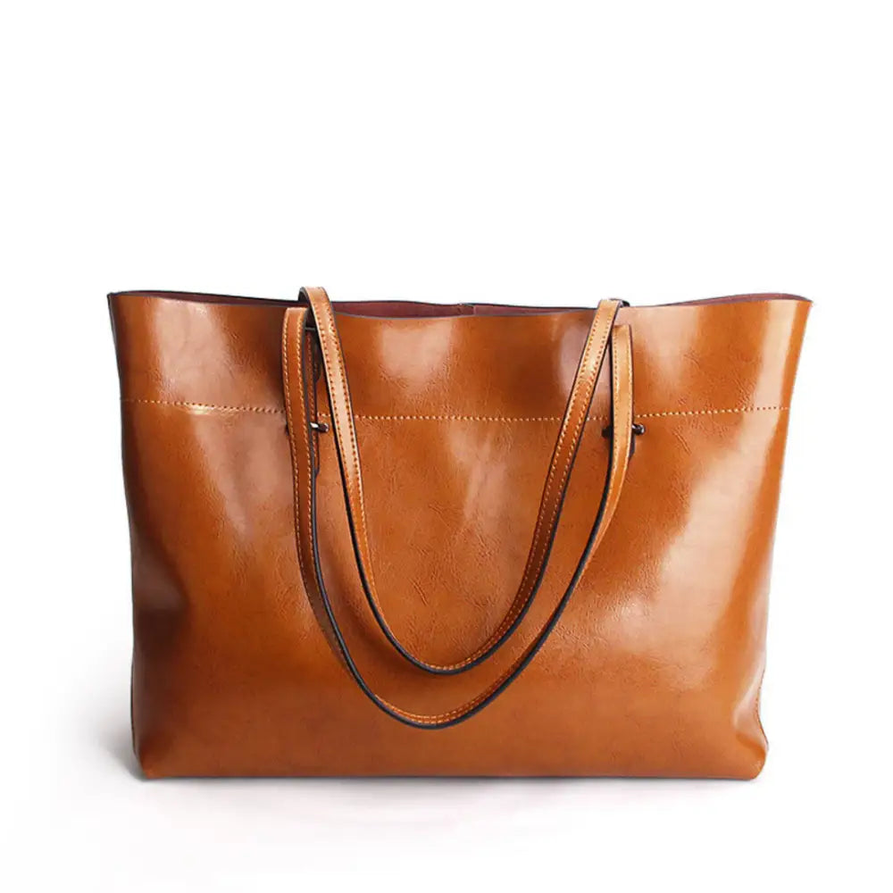 Sac fourre-tout femme cuir brun pour un style élégant et pratique