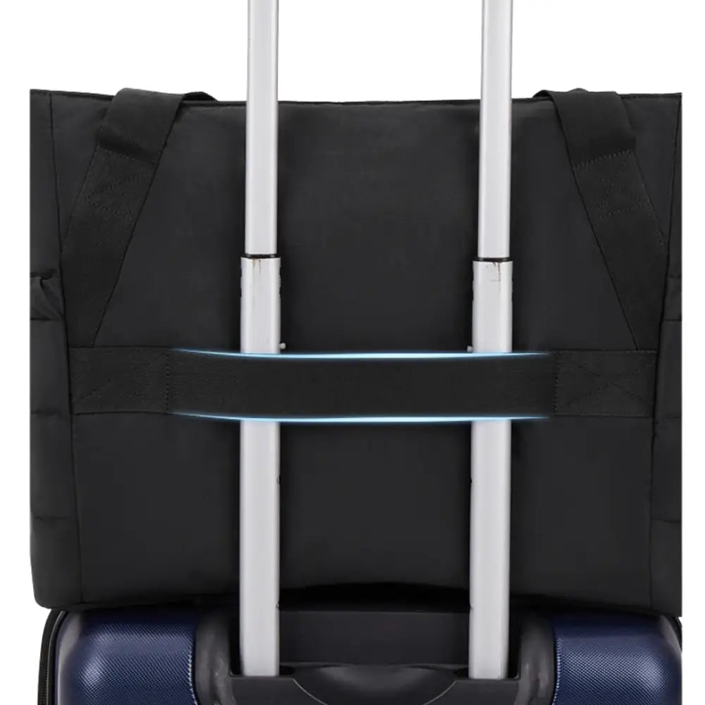 Sac fourre multifonction Carmin attaché à la poignée de bagage pour transport pratique