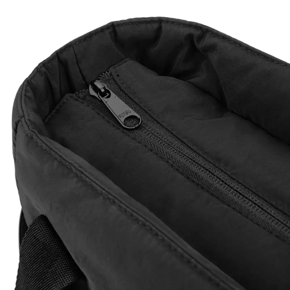 Sac fourre tout multifonction Carmin avec zippé noir pour femmes et voyages