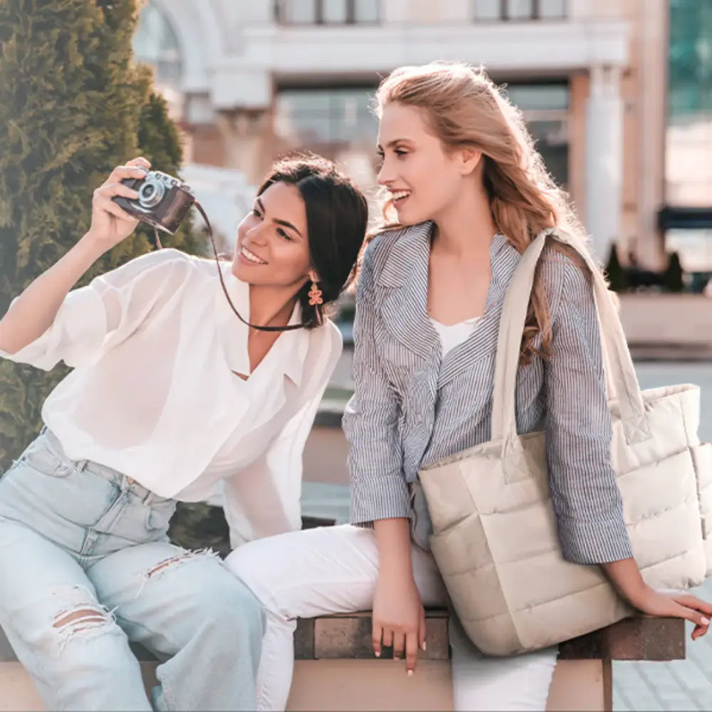 Sac fourre souple Lily, grand tote padding pour femme élégant et pratique