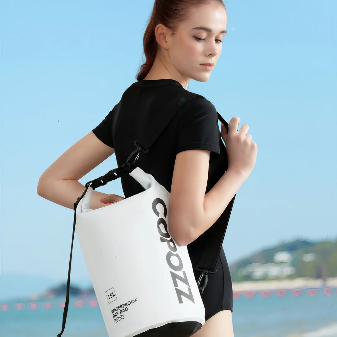 Sac piscine étanche Copozz 15L, sac waterproof pour sports nautiques