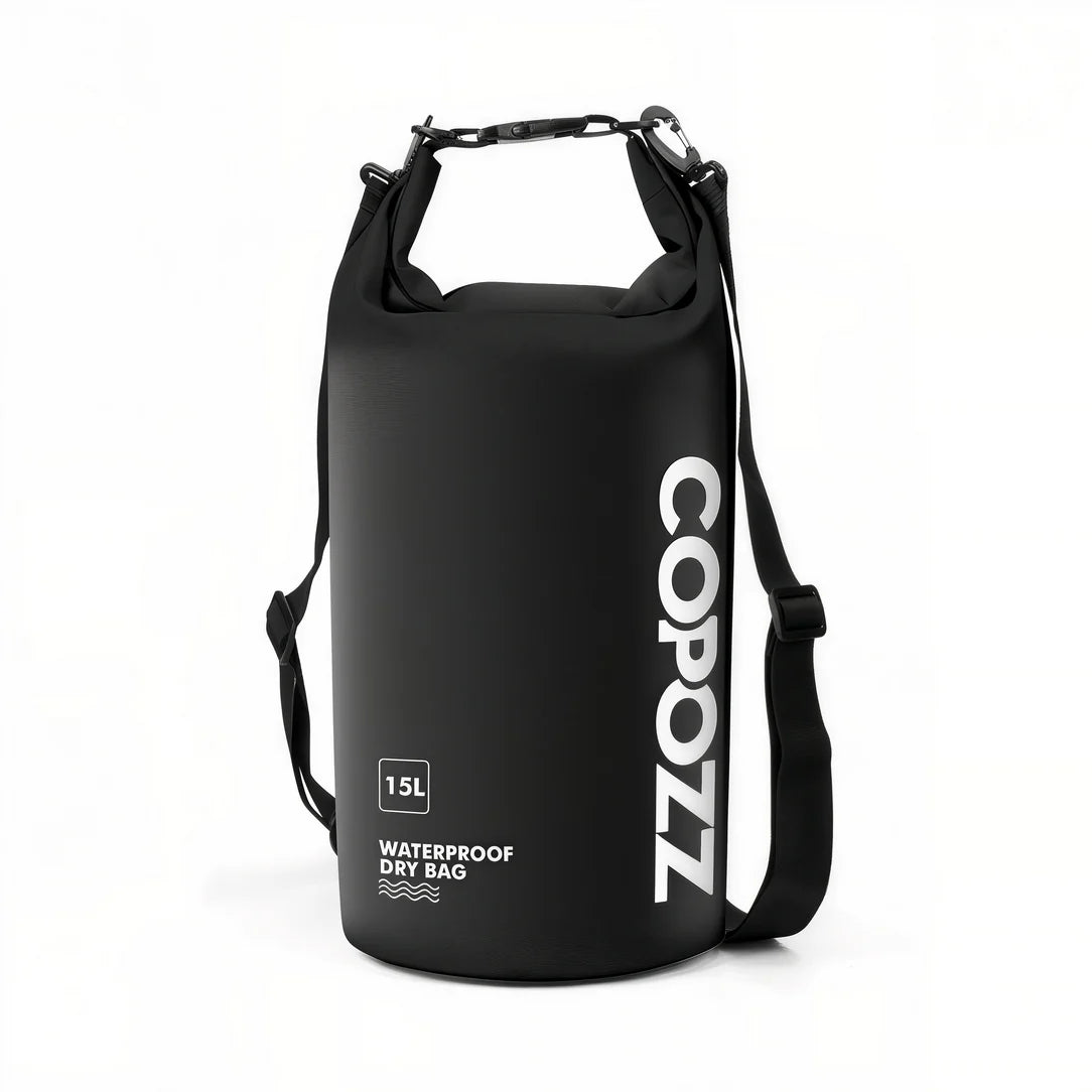 Sac piscine étanche Copozz 15L waterproof dry bag with shoulder strap for sports nautiques