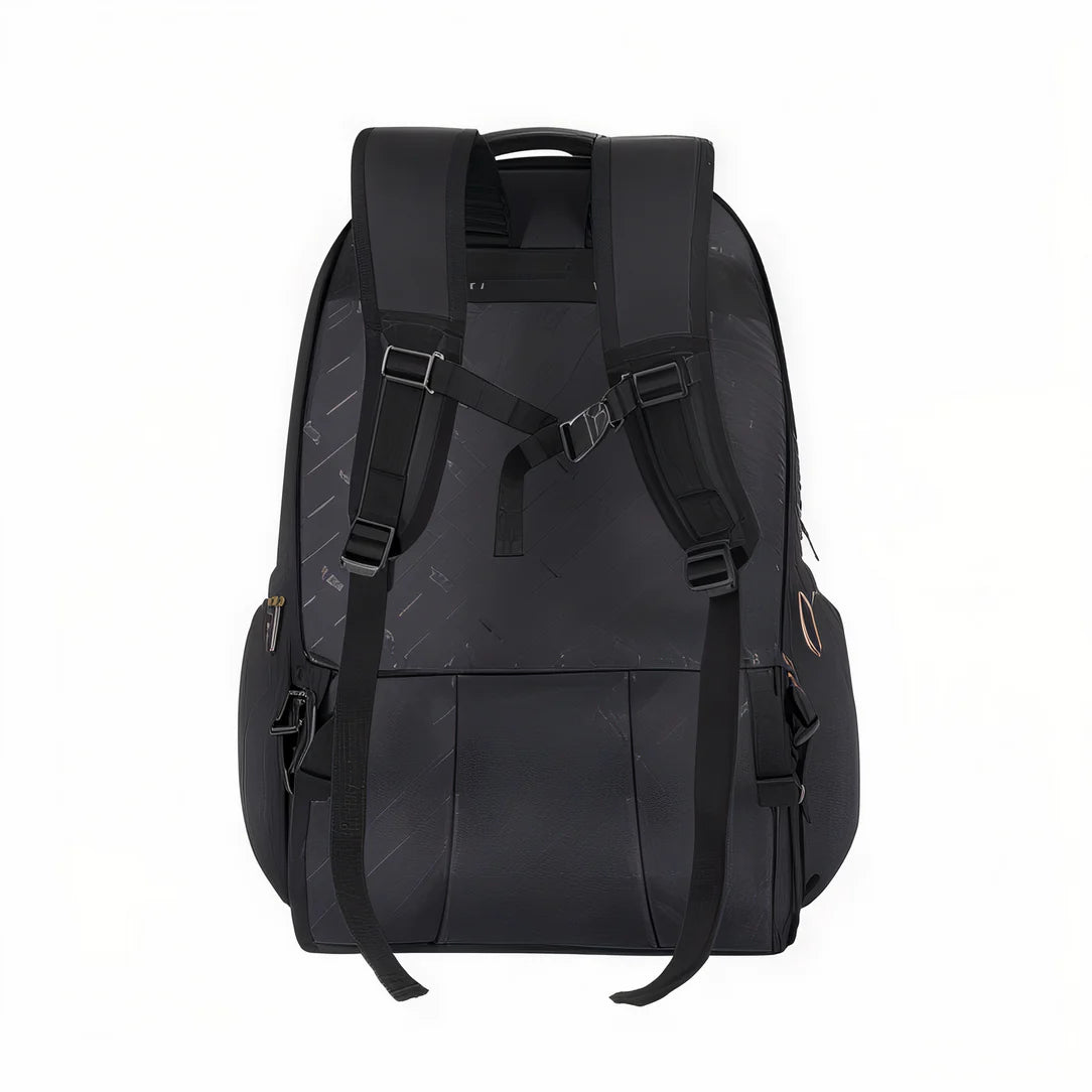 Sac à dos noir avec bretelles ajustables de la Valise sac à dos roulettes Traxion