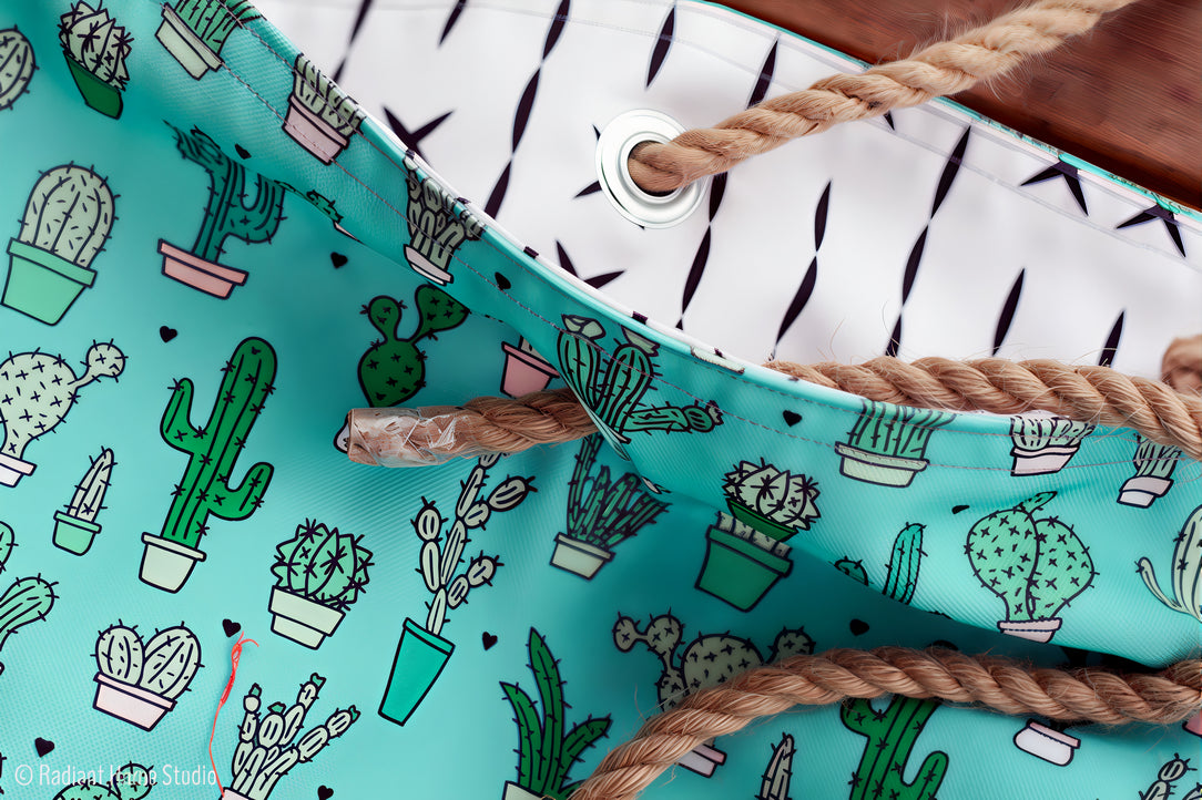 ¿Cómo hacer un bolso de playa? Tutorial fácil paso a paso