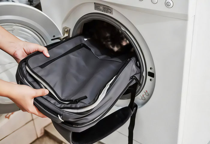 Laver sac à dos en machine