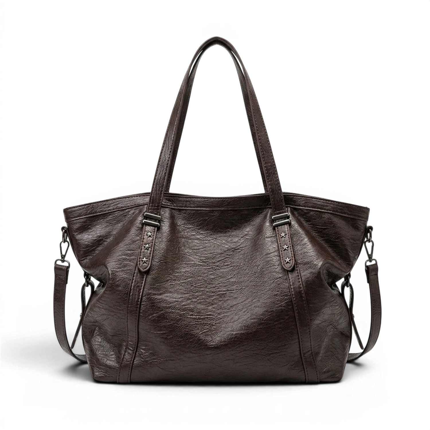 Grand sac à main de cours XXL souple à bandoulière – Anouk