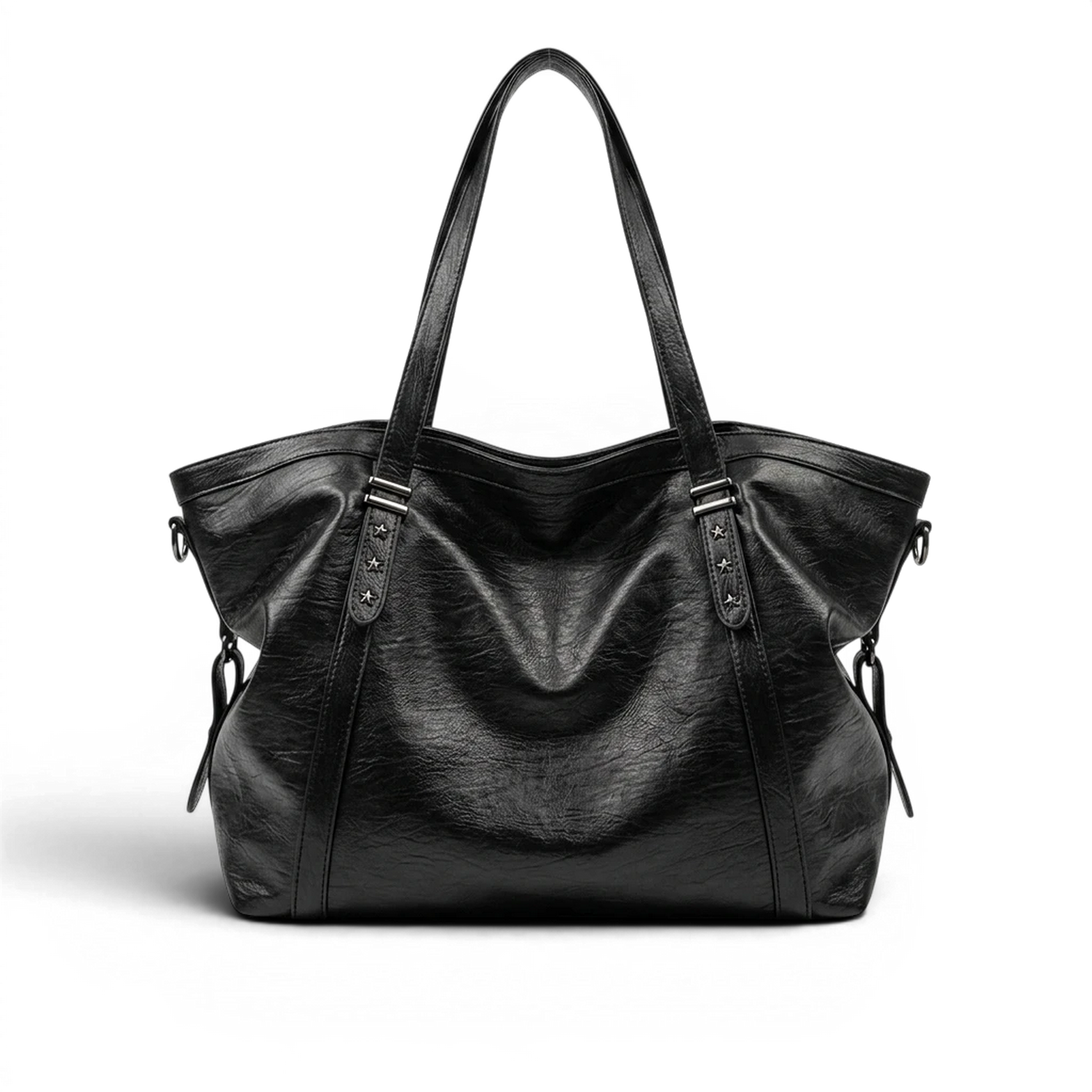 Grand sac à main de cours XXL souple à bandoulière – Anouk