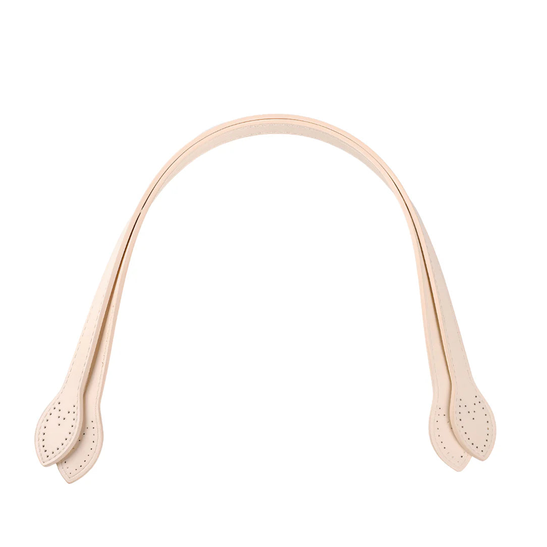 Anses à coudre beige pour sac à main à forme arrondie
