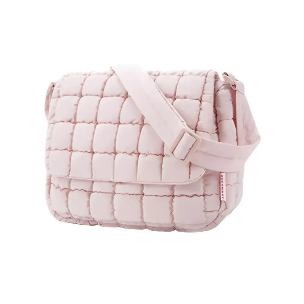Sac à bandoulière femme rose matelassé Grand sac Volina élégant et tendance