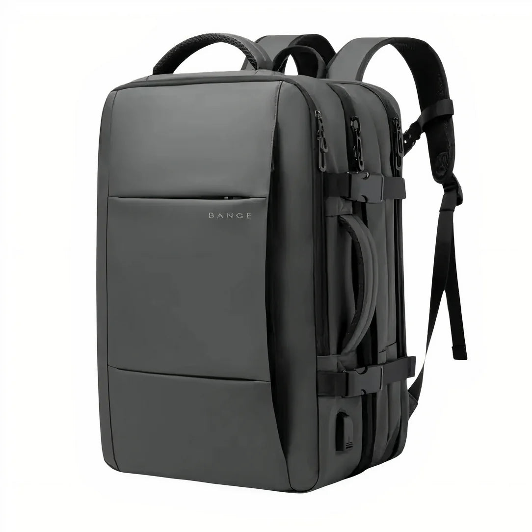 Sac à dos rectangulaire gris terramax 45l pour voyage et aventure