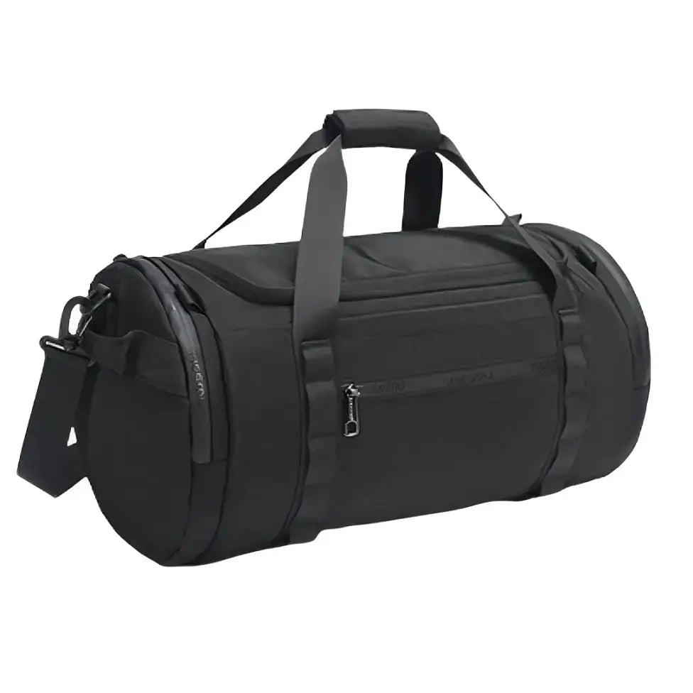 Sac de sport noir.