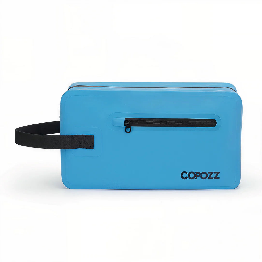 Sac de toilette étanche bleu 7L pour trajets urbains - Petit sac Copozz S