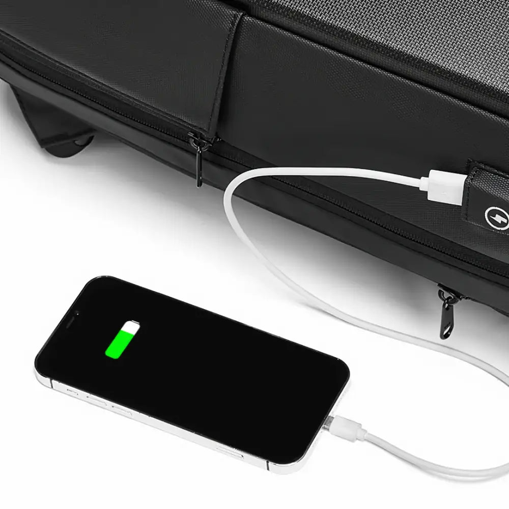 Sac à dos antivol USB Guard I avec port USB pour charger smartphone en toute sécurité