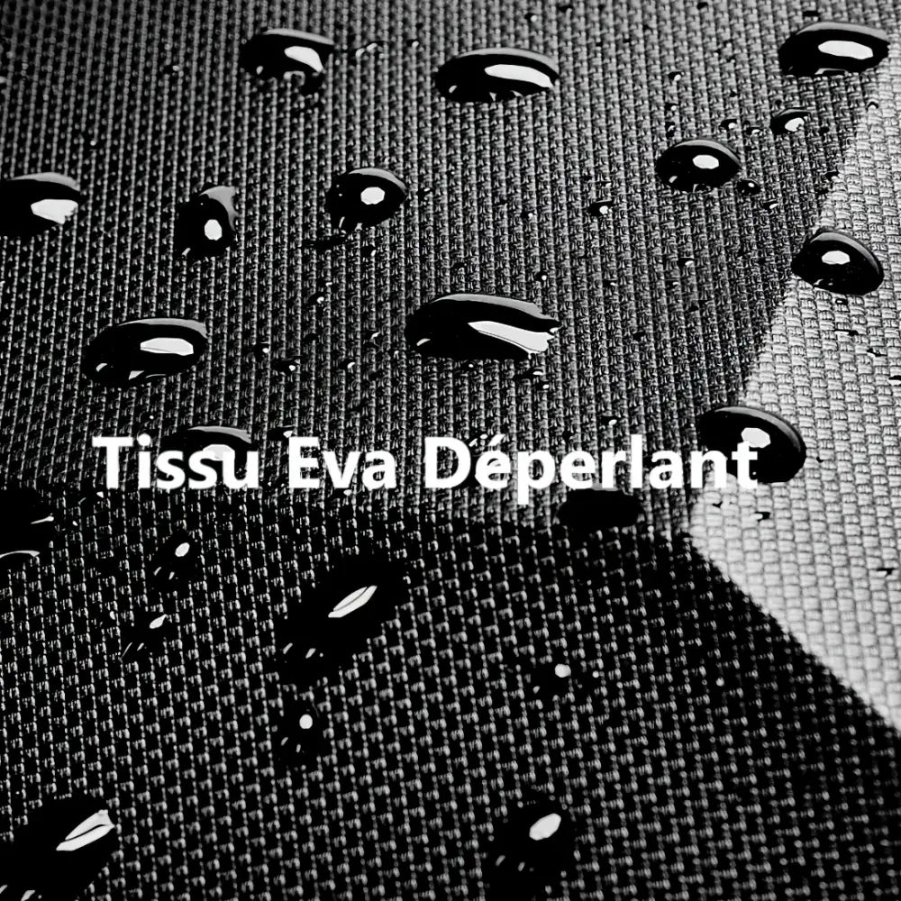 Tissu déperlant avec gouttelettes sur Sac à dos antivol USB Guard I avec port USB