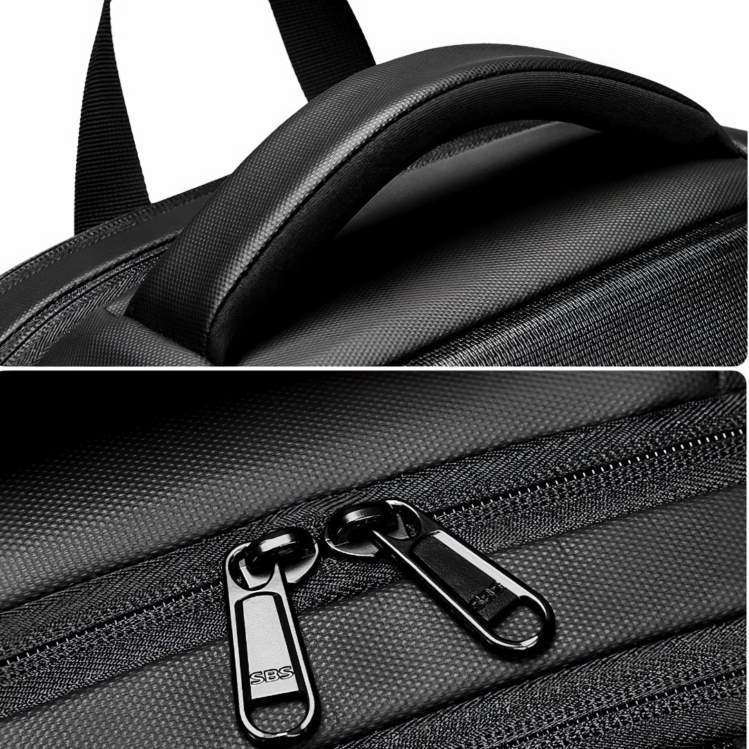 Détails du sac à dos antivol USB Guard I avec port USB intégré