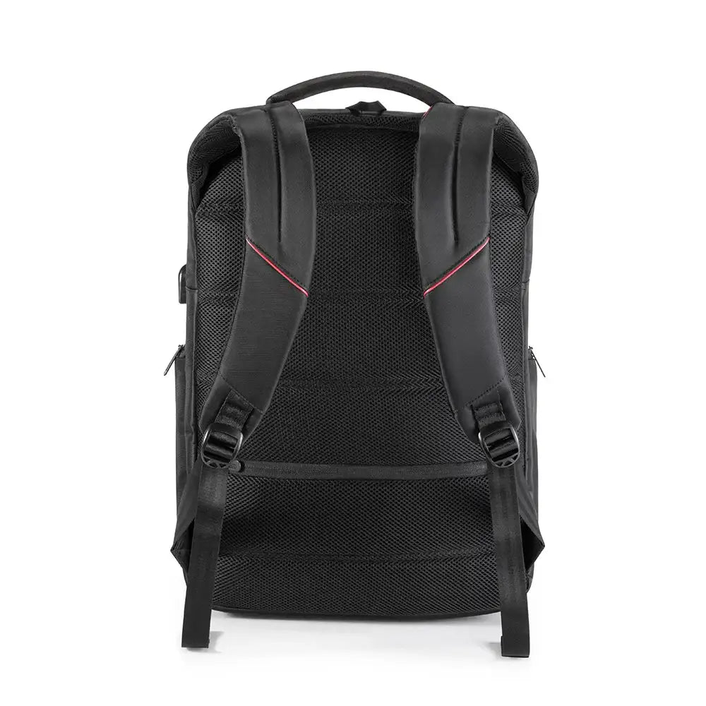 Sac à dos de travail 17 pouces KingWork avec bretelles rembourrées et design noir