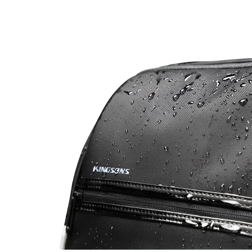 Sac à dos de travail 17 pouces KingWork imperméable noir pour ordinateur portable