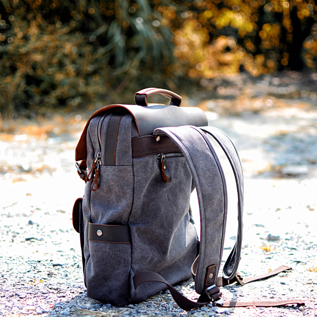 Sac à dos en cuir vintage - mirabeau