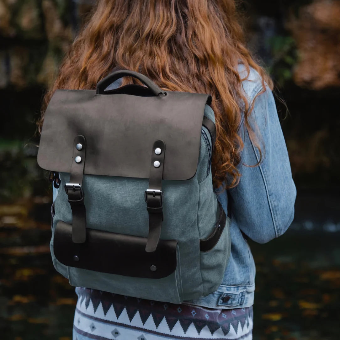 Sac à dos en cuir vintage - mirabeau