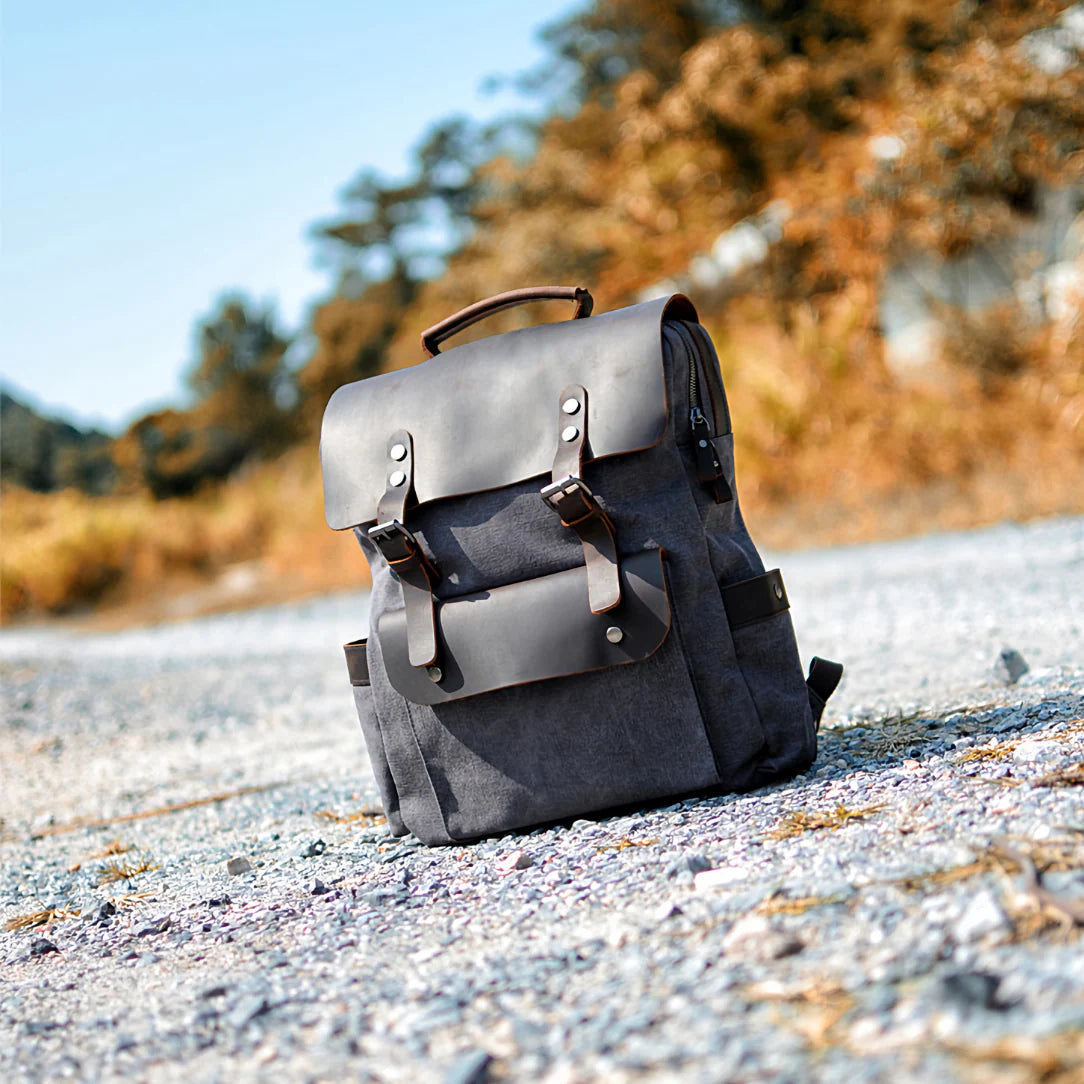 Sac à dos en cuir vintage - mirabeau